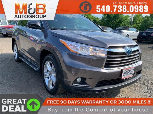 used 2015 Toyota Highlander Hybrid car, priced at $18,995