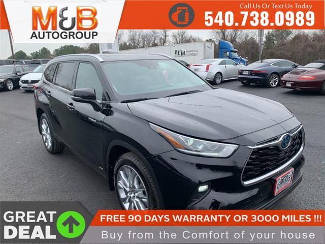 used 2021 Toyota Highlander Hybrid car, priced at $34,995