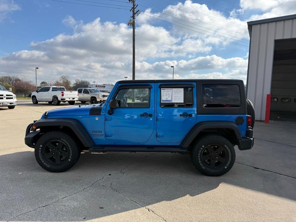 used 2015 Jeep Wrangler Unlimited car, priced at $15,405