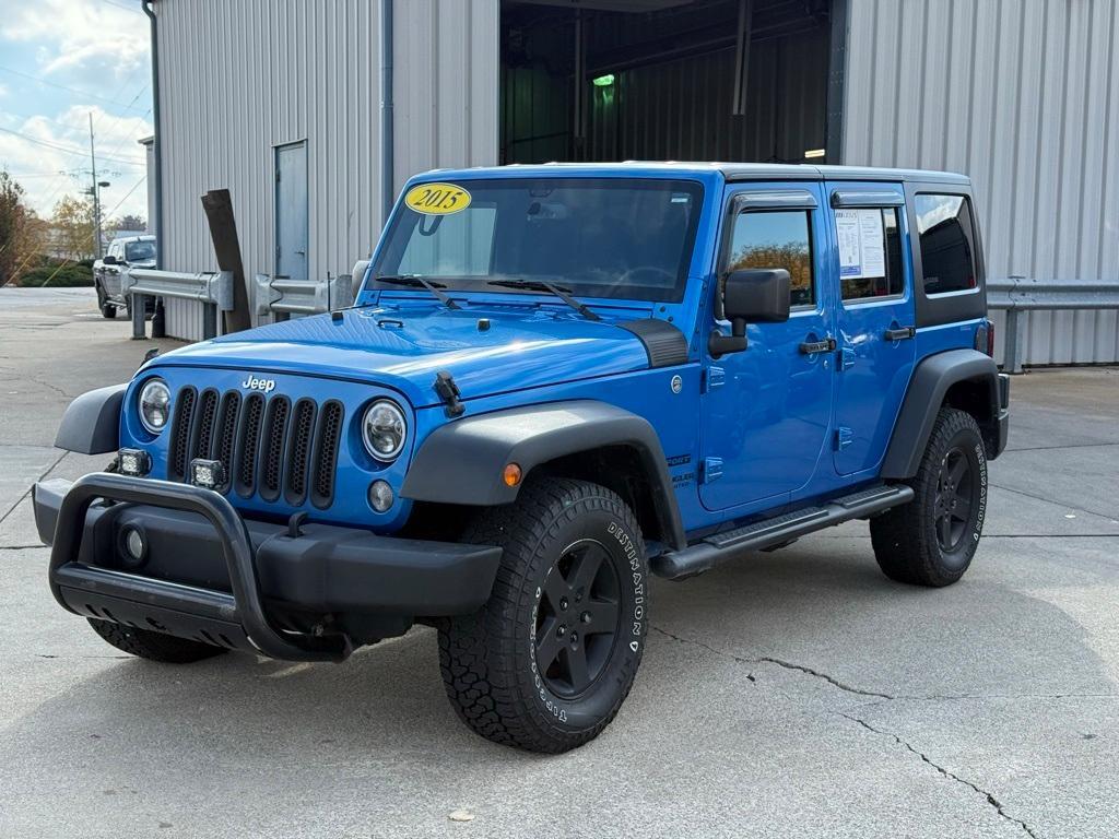 used 2015 Jeep Wrangler Unlimited car, priced at $15,405