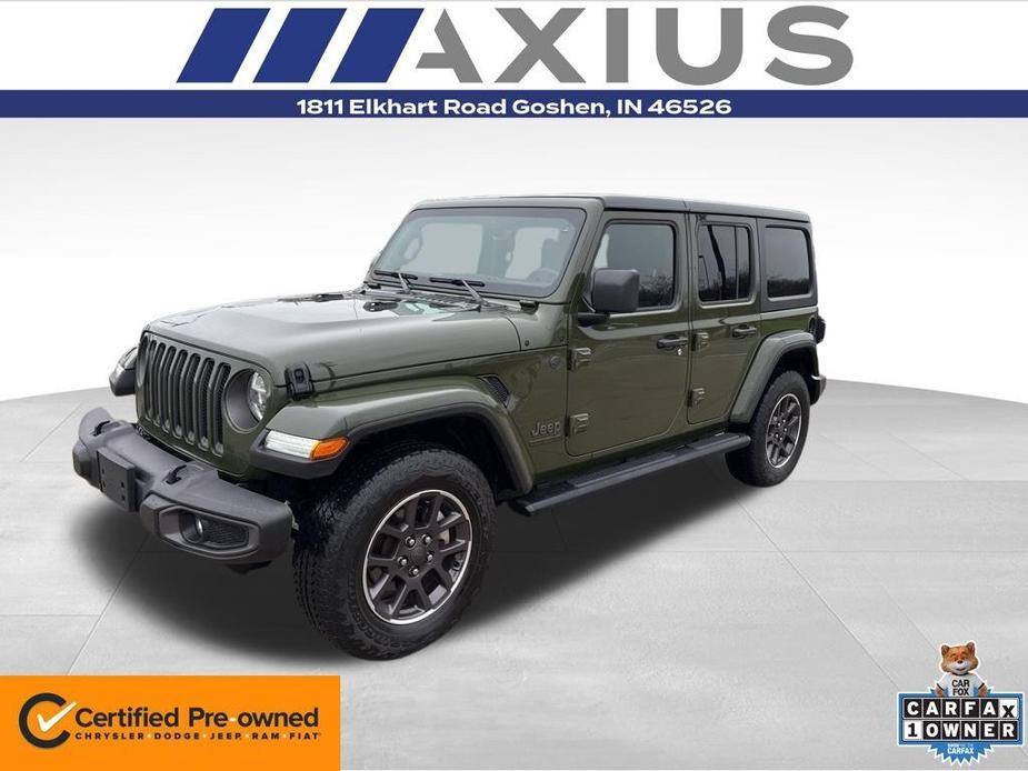 used 2021 Jeep Wrangler Unlimited car, priced at $30,545