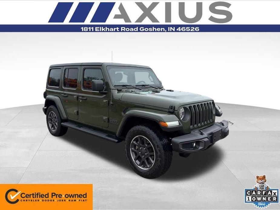 used 2021 Jeep Wrangler Unlimited car, priced at $30,545