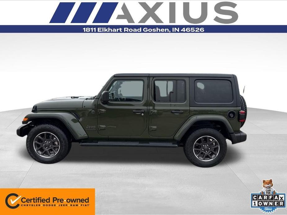 used 2021 Jeep Wrangler Unlimited car, priced at $30,545