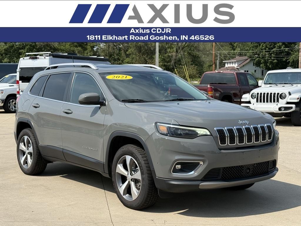 used 2021 Jeep Cherokee car, priced at $24,265
