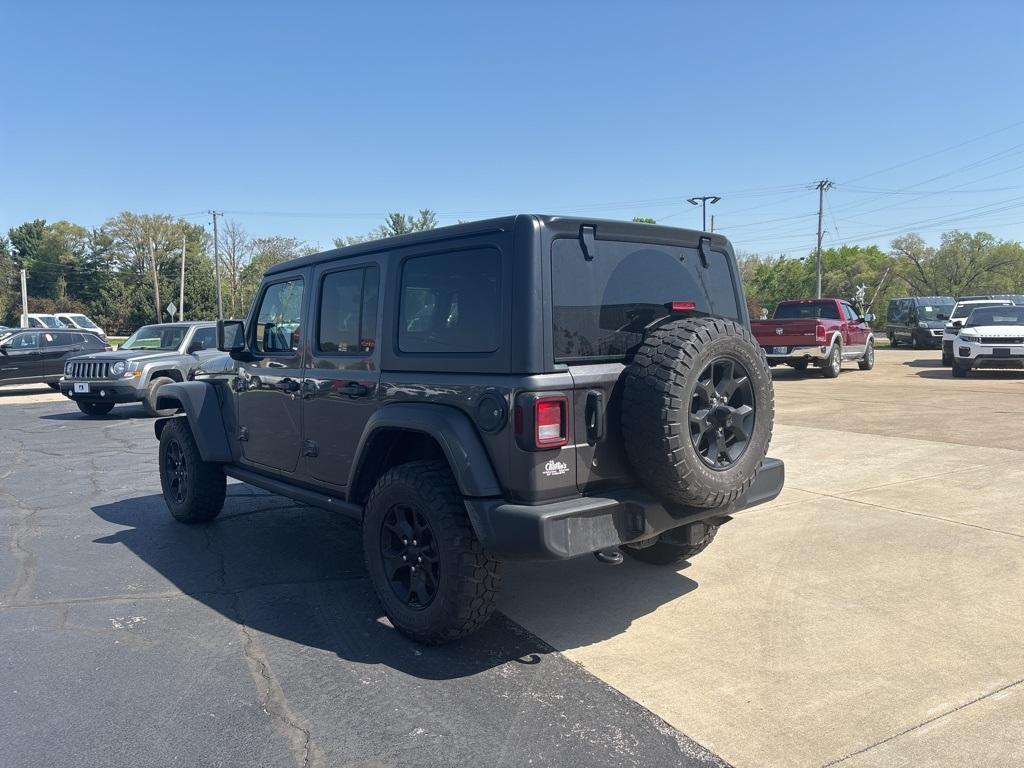 used 2021 Jeep Wrangler Unlimited car, priced at $31,245