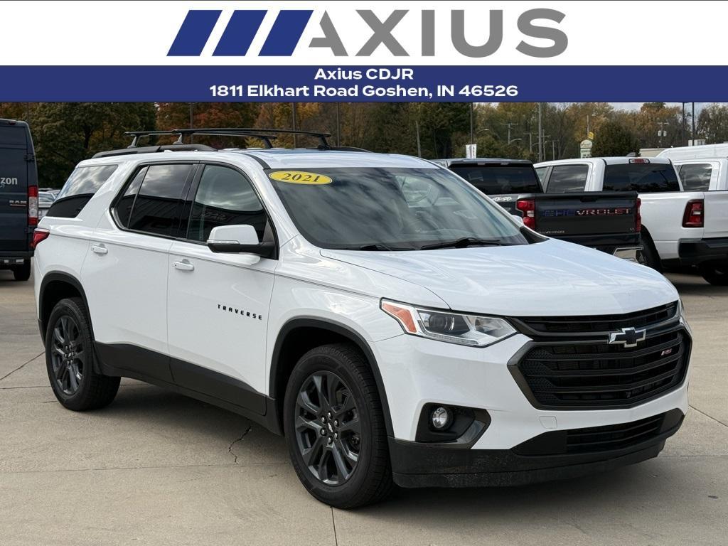 used 2021 Chevrolet Traverse car, priced at $23,225
