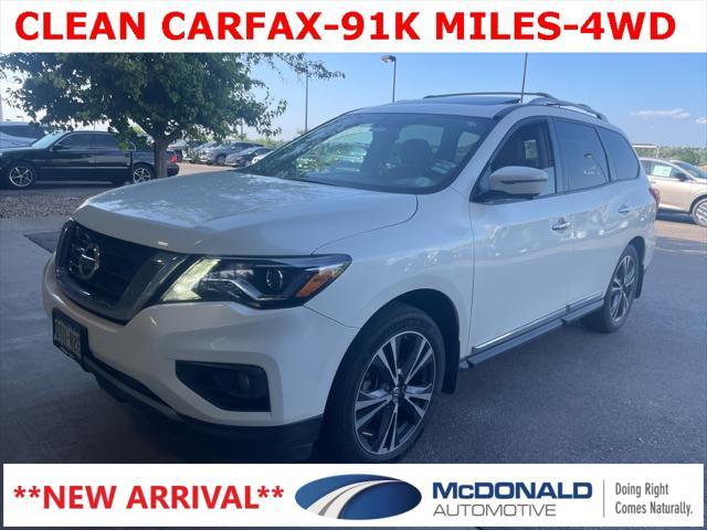 used 2017 Nissan Pathfinder car, priced at $15,000