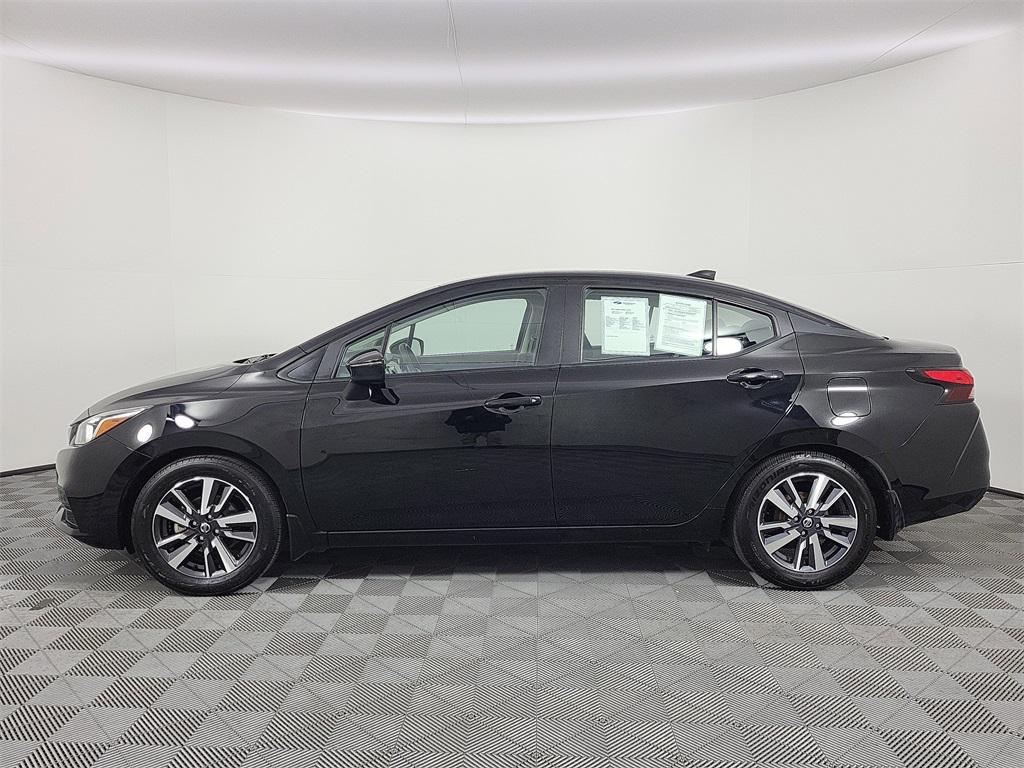 used 2021 Nissan Versa car, priced at $14,000