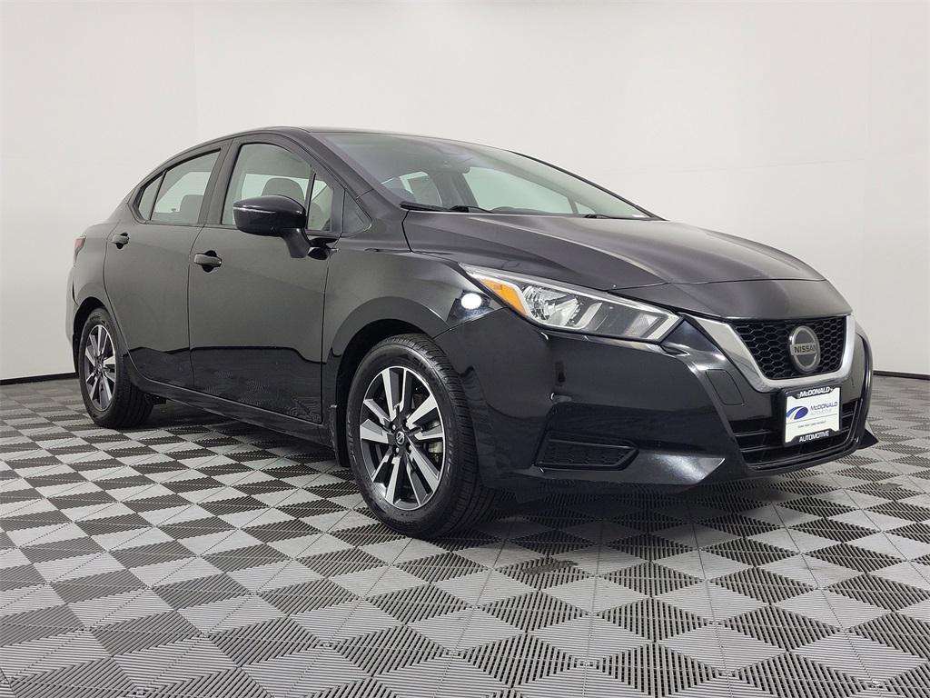 used 2021 Nissan Versa car, priced at $14,000