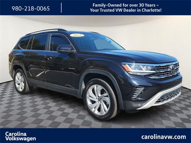 used 2021 Volkswagen Atlas car, priced at $21,199