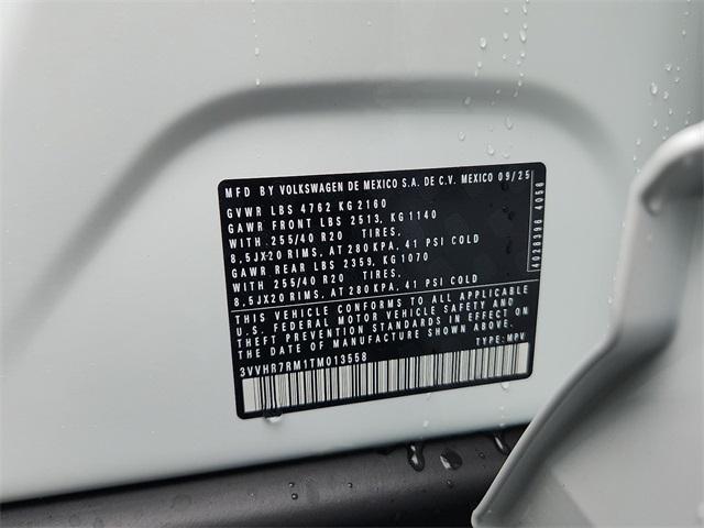 new 2026 Volkswagen Tiguan car, priced at $39,882