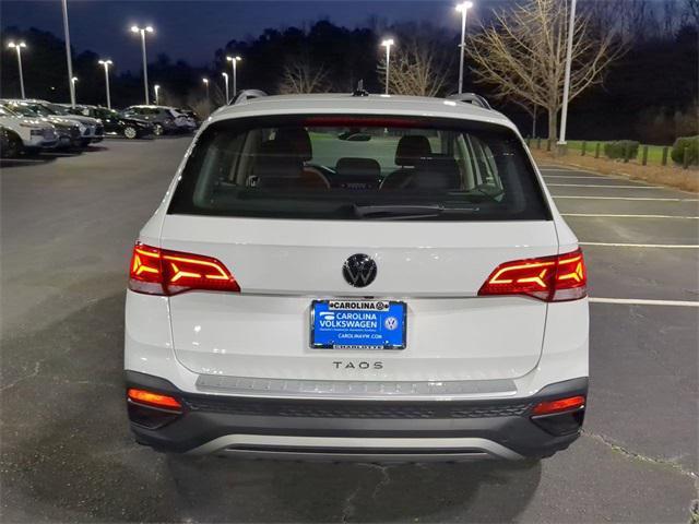 new 2024 Volkswagen Taos car, priced at $26,125