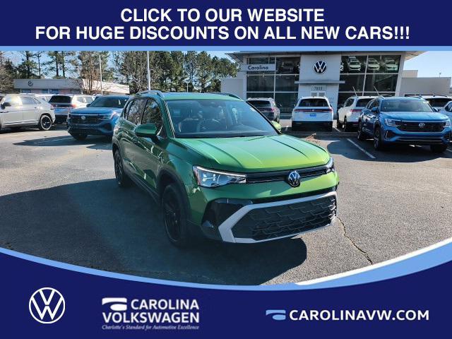 new 2025 Volkswagen Taos car, priced at $30,039