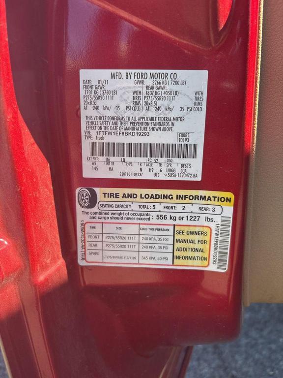 used 2011 Ford F-150 car, priced at $19,997