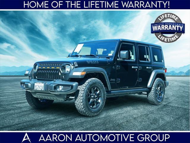 used 2022 Jeep Wrangler Unlimited car, priced at $31,774