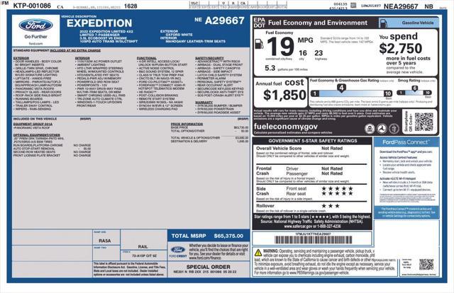 used 2022 Ford Expedition car, priced at $35,577