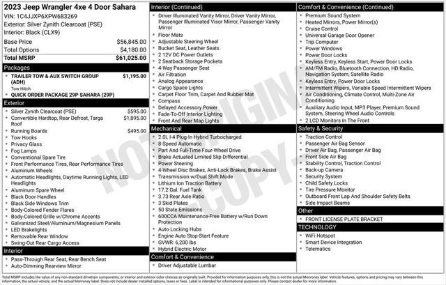 used 2023 Jeep Wrangler 4xe car, priced at $29,997