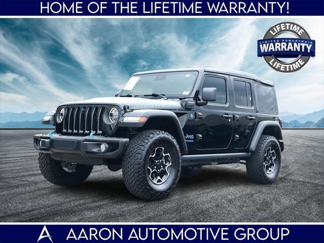 used 2021 Jeep Wrangler Unlimited 4xe car, priced at $34,407