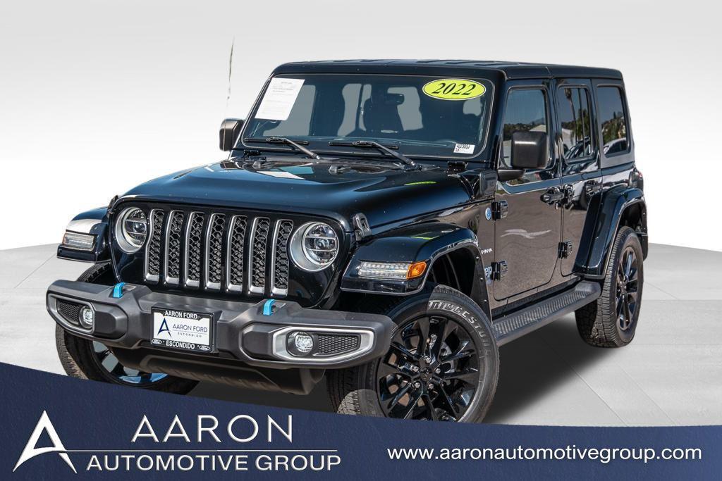 used 2022 Jeep Wrangler Unlimited 4xe car, priced at $31,777