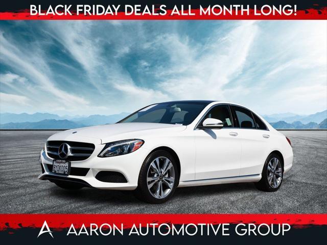 used 2018 Mercedes-Benz C-Class car, priced at $22,878