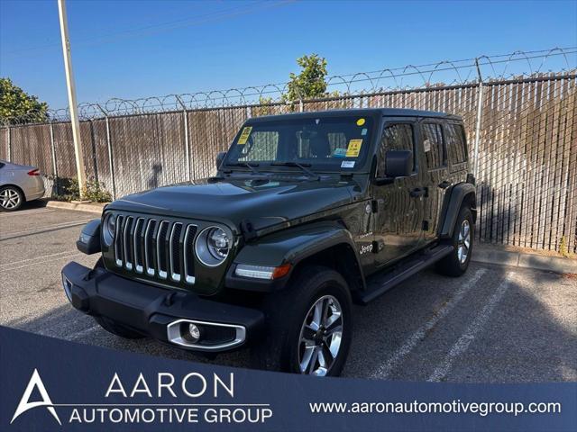 used 2021 Jeep Wrangler Unlimited car, priced at $39,510