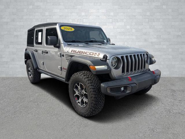 used 2018 Jeep Wrangler Unlimited car, priced at $30,583