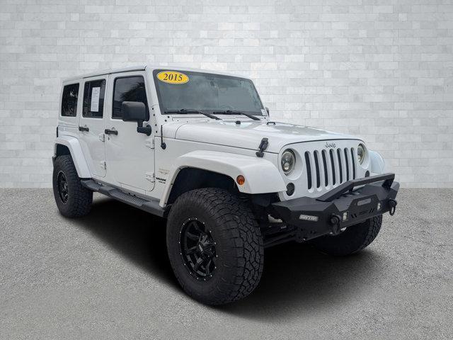 used 2015 Jeep Wrangler Unlimited car, priced at $15,992