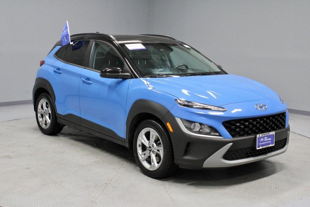 used 2022 Hyundai Kona car, priced at $18,956