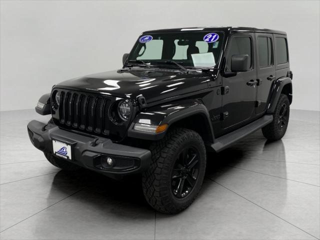 used 2021 Jeep Wrangler Unlimited car, priced at $32,499