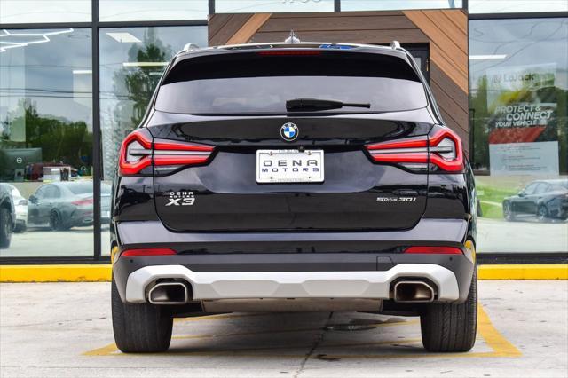 used 2022 BMW X3 car, priced at $28,236