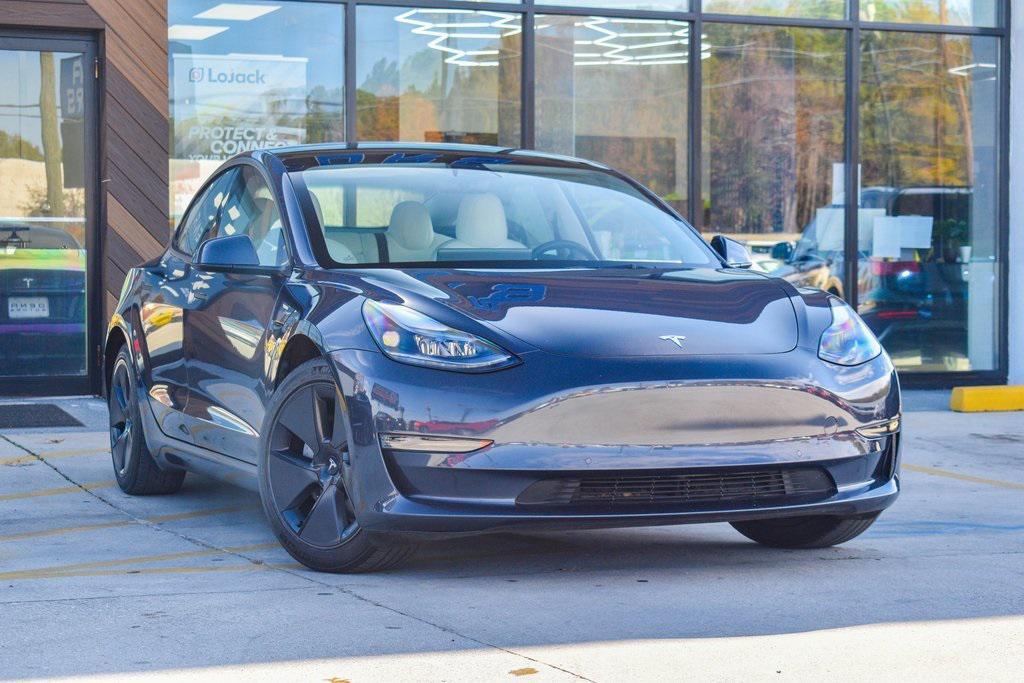 used 2022 Tesla Model 3 car, priced at $25,647