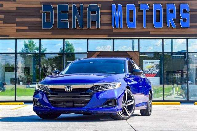 used 2021 Honda Accord car, priced at $25,491