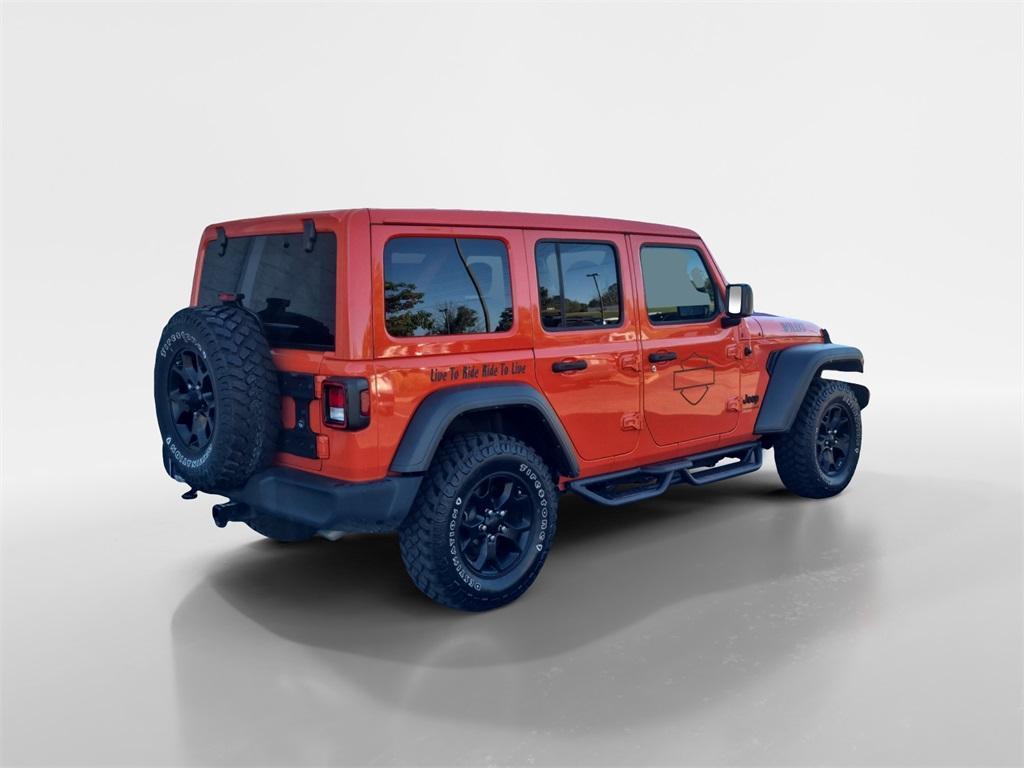 used 2023 Jeep Wrangler car, priced at $34,451