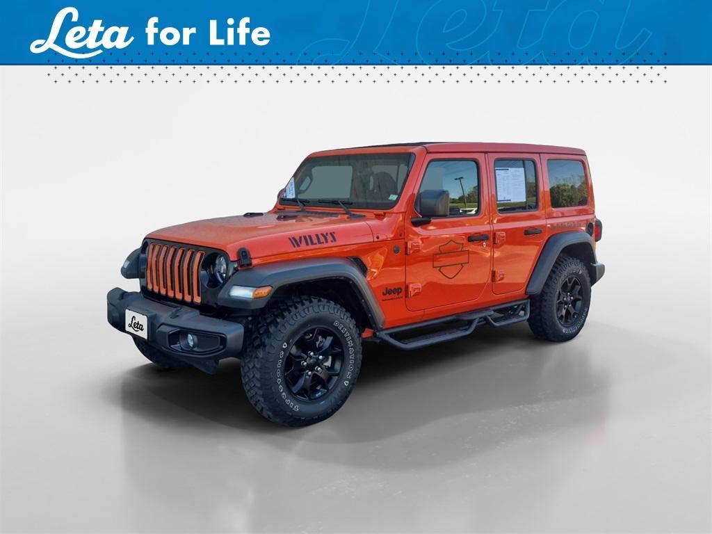 used 2023 Jeep Wrangler car, priced at $34,451