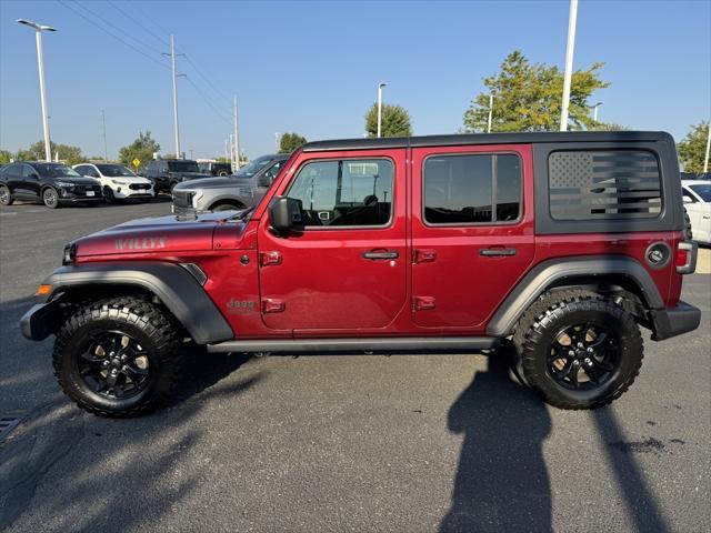 used 2021 Jeep Wrangler Unlimited car, priced at $28,500