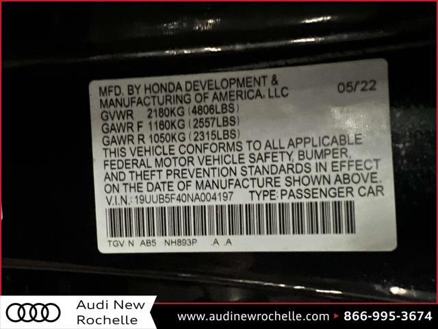 used 2022 Acura TLX car, priced at $28,995