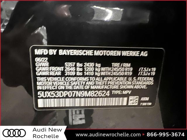 used 2022 BMW X3 car, priced at $33,399