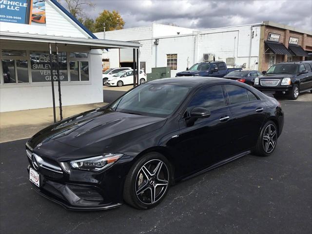 used 2021 Mercedes-Benz AMG CLA 35 car, priced at $35,988