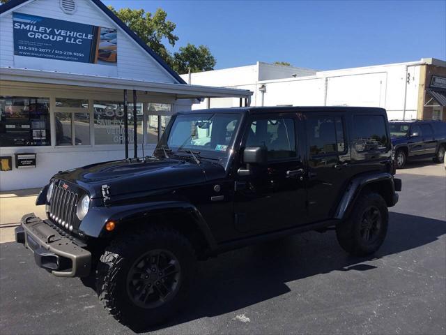 used 2017 Jeep Wrangler Unlimited car, priced at $20,988