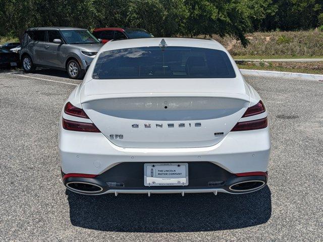 used 2022 Genesis G70 car, priced at $34,900