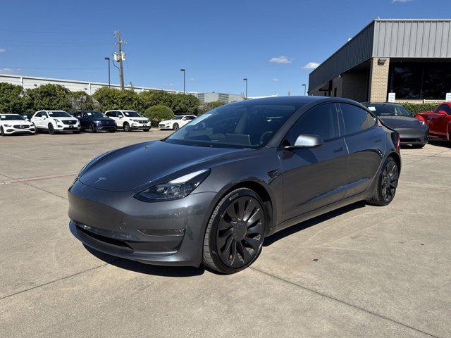 used 2023 Tesla Model 3 car, priced at $31,400