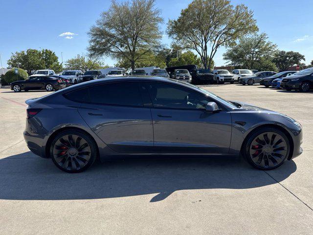 used 2023 Tesla Model 3 car, priced at $31,400