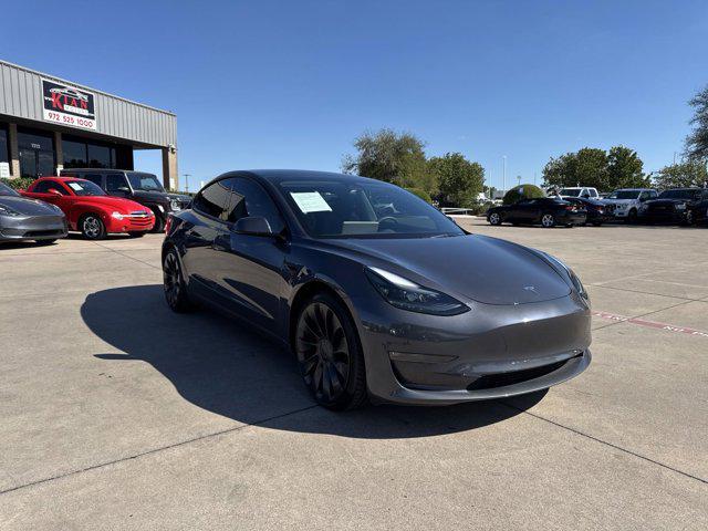 used 2023 Tesla Model 3 car, priced at $31,400