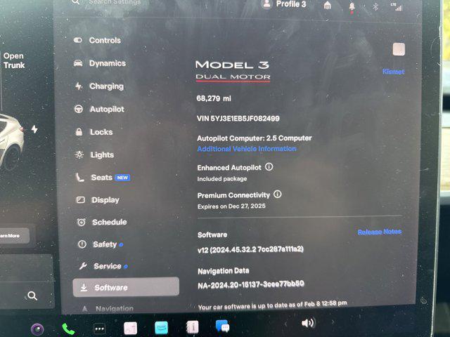 used 2018 Tesla Model 3 car, priced at $24,999