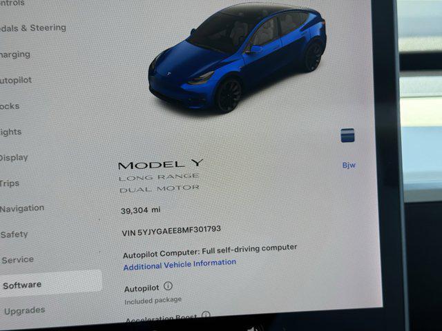 used 2021 Tesla Model Y car, priced at $26,900