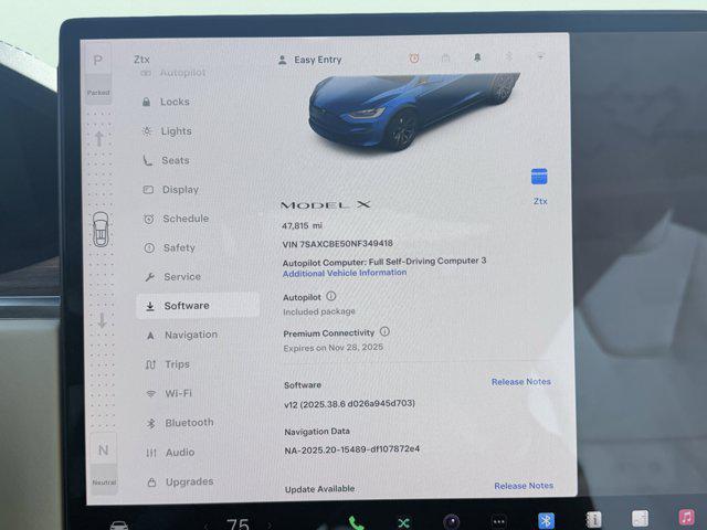 used 2022 Tesla Model X car, priced at $44,900