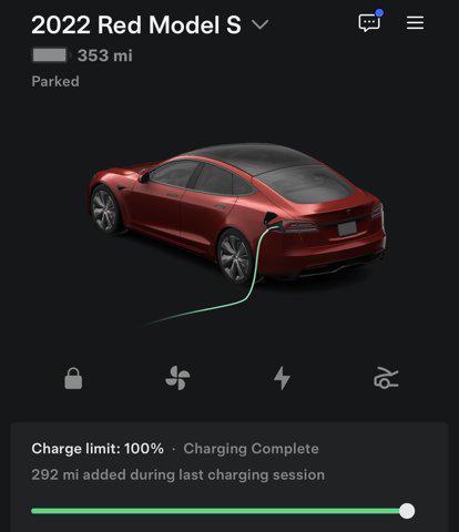 used 2022 Tesla Model S car, priced at $40,988
