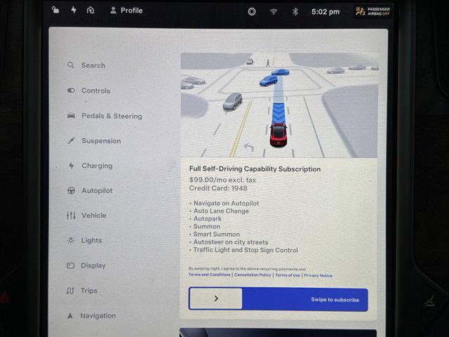 used 2020 Tesla Model S car, priced at $36,900