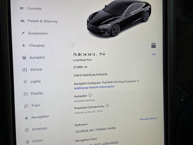 used 2020 Tesla Model S car, priced at $36,900