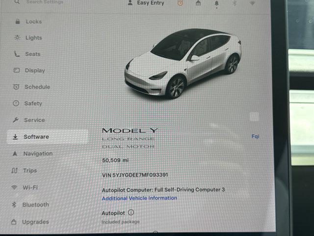 used 2021 Tesla Model Y car, priced at $25,900
